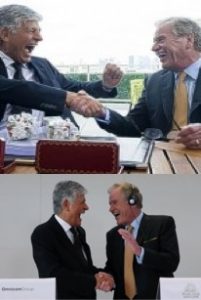 How artificial is the bosses' joy - or the merger itself?
