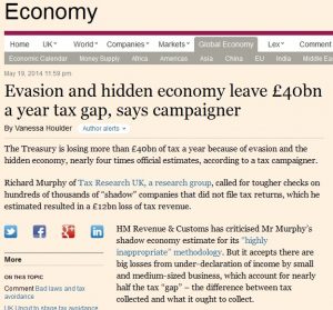 £40 billion lost to UK treasury