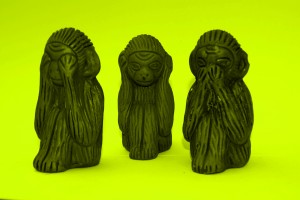 Three Dutch monkeys