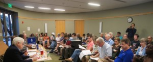 A meeting to discuss the issues in Delaware. (photo via Global Witness)