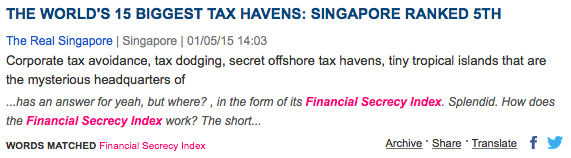 Singapore tax haven