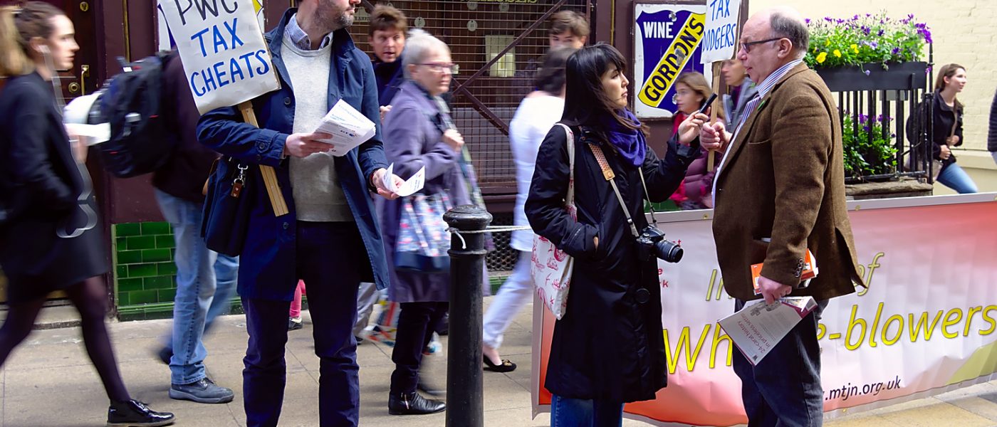 Protesting PwC 3