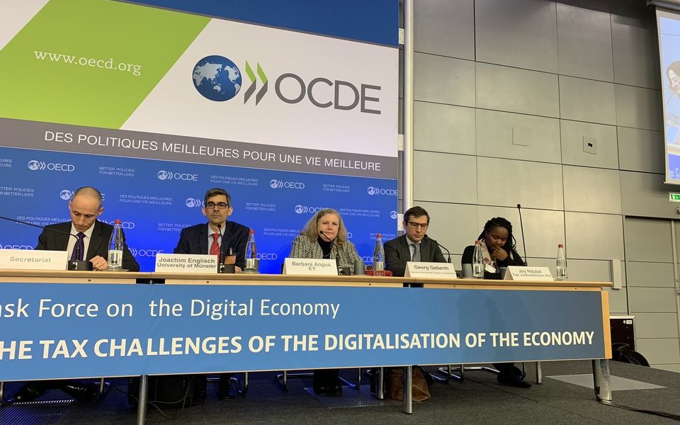 OECD consultation Panel of speakers at the OECD