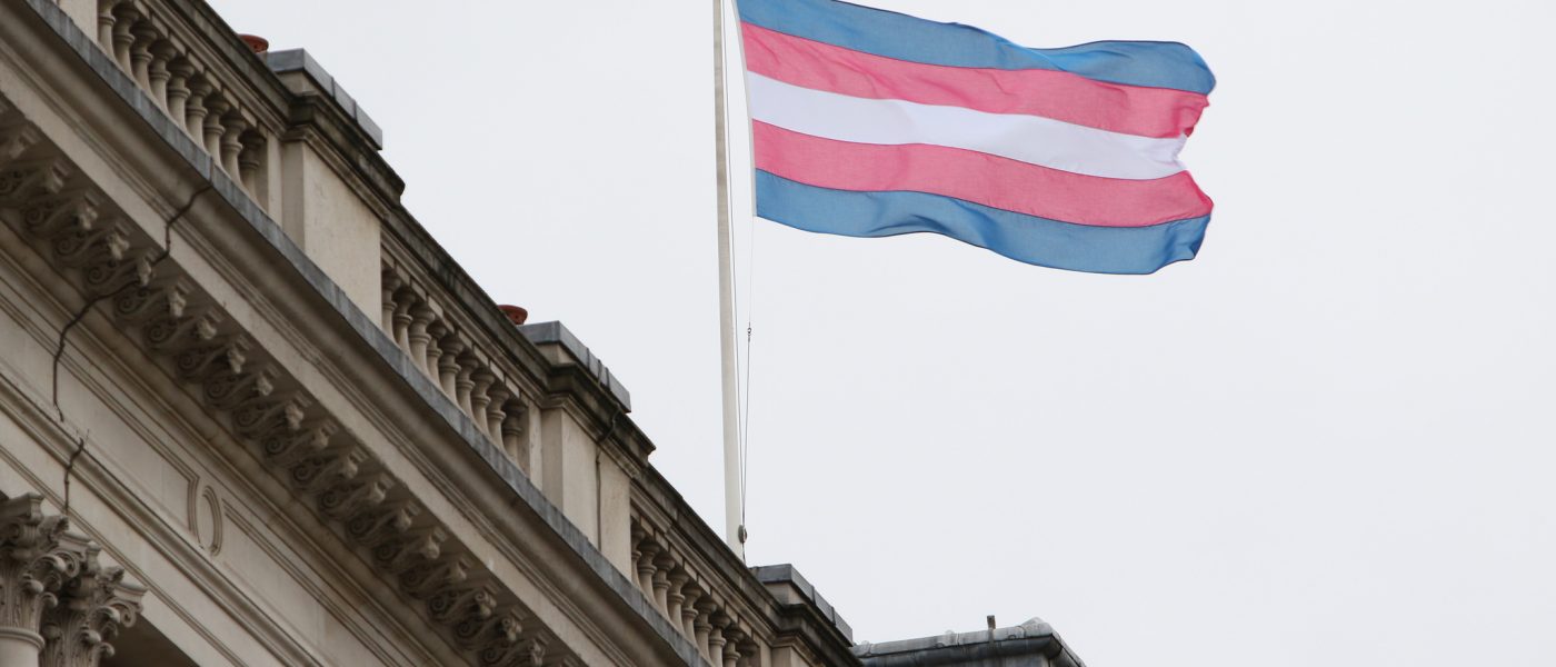 Trans flag Trans flag