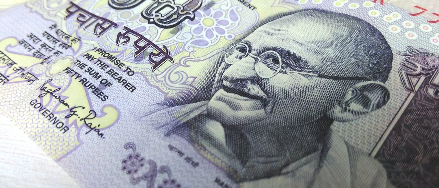 money-india-currency Close up of an Indian Rupee banknote