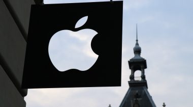 Apple shop sign